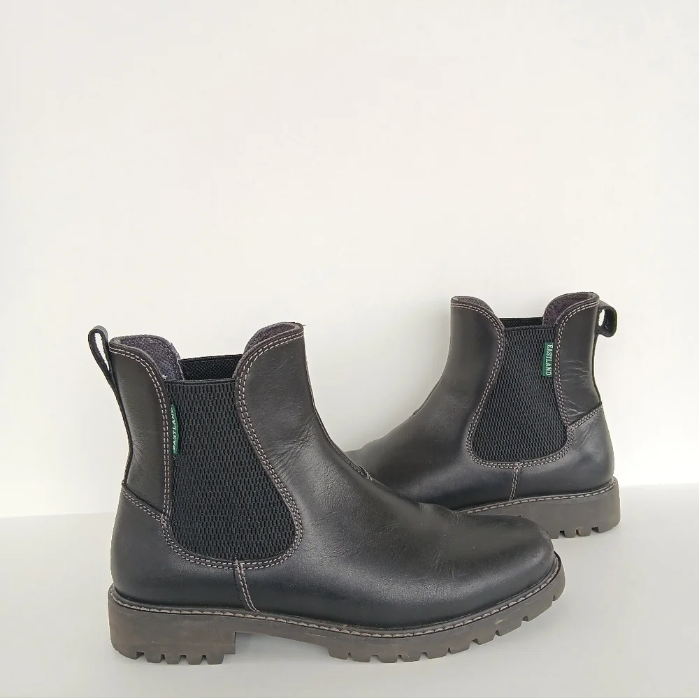 Eastland Ida Chelsea Boots Leather Black 7.5